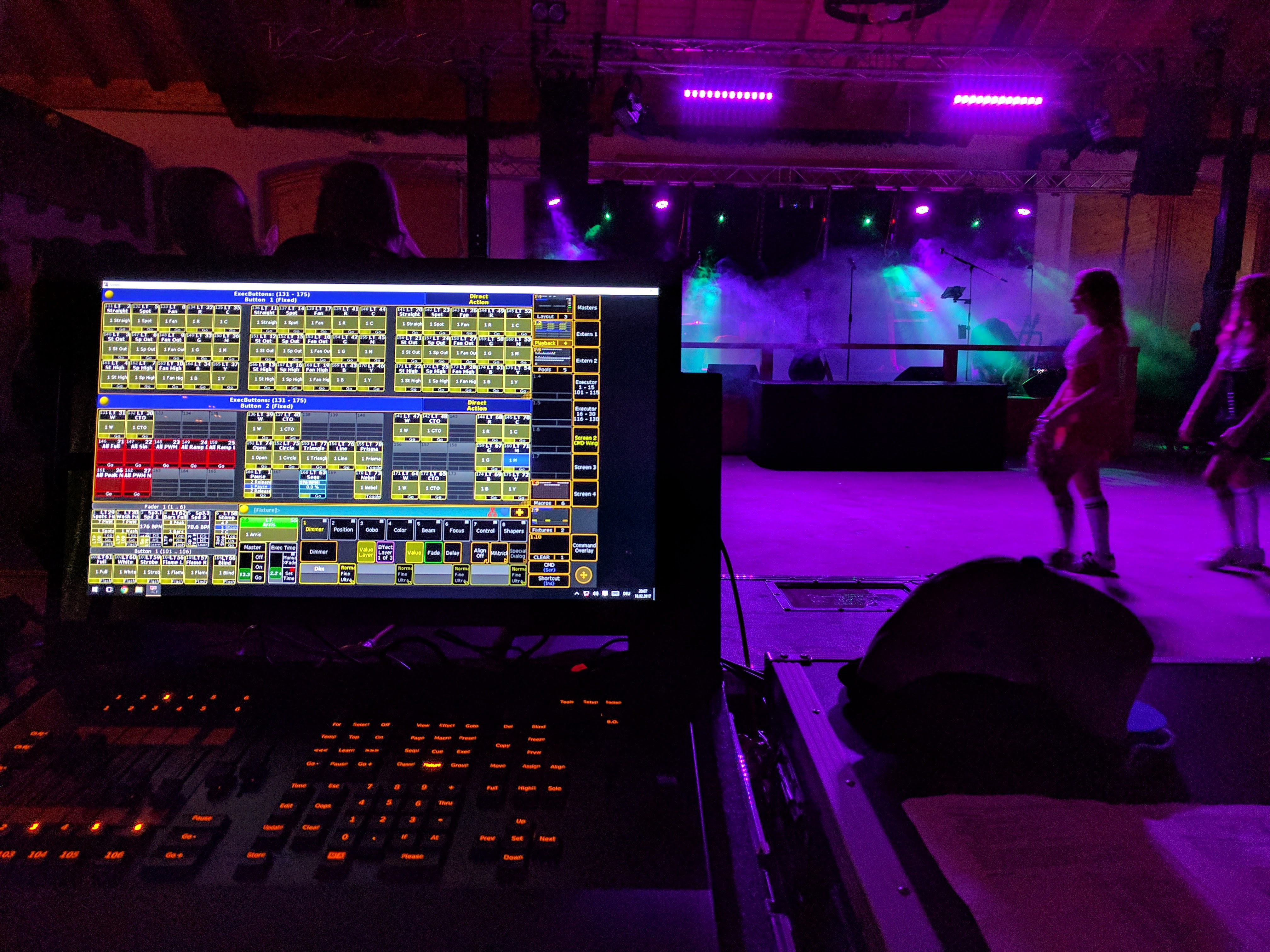 Funhouse Music Factory, Buchhofen | Licht-Operating